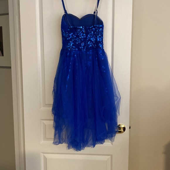 Gorgeous royal blue Blink Blank Girls Size Medium dress. - Picture 2 of 3